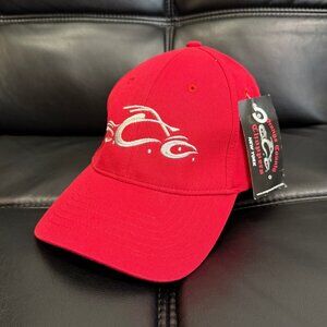 NWT - Orange County Choppers New York Biker Red Fitted Hat - Size L-XL / 7 3/8